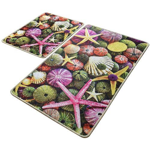 Estrella Multicolor Bathmat Set (2 Pieces) slika 2