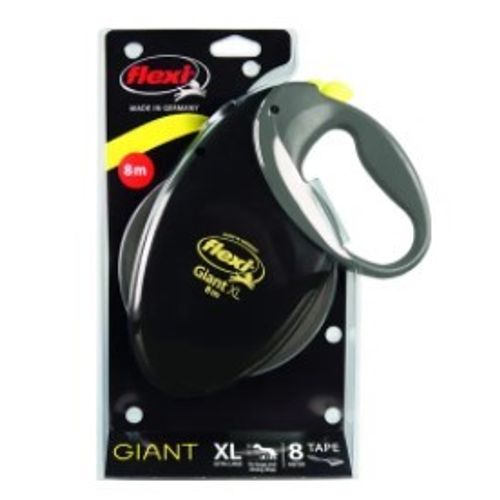 FLEXI GIANT VODILICA ZA PSE NEON/CRNA, +50kg, XL, 8m slika 2