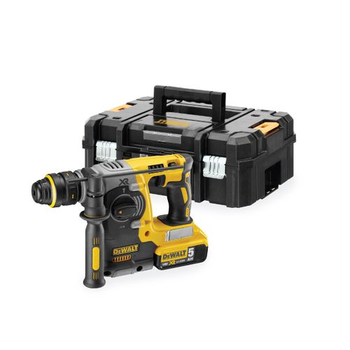 Dewalt DCH274P2T AKU ROTACIJSKI BUŠILICA / ČEKIĆ 18V, SDS+, TSTAK  2X5.0AH  slika 2