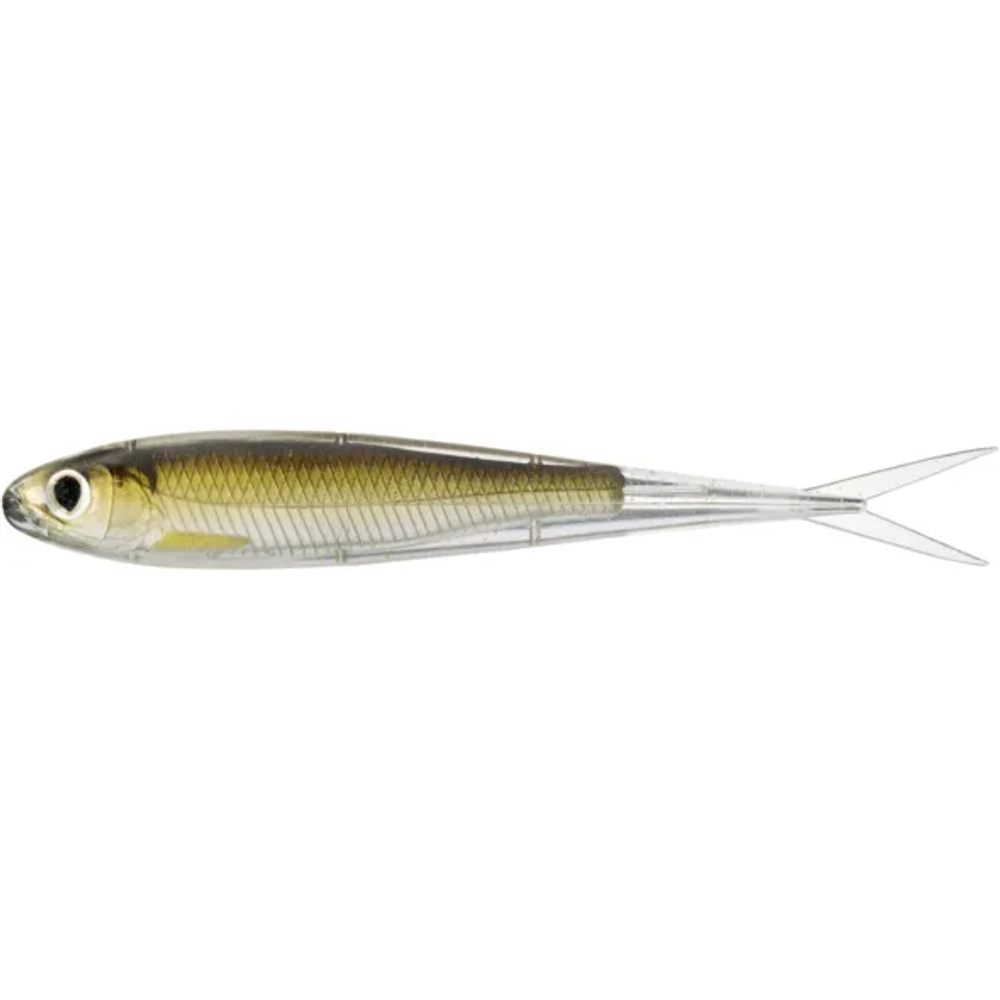 LiveTarget silikonska varalica Twitch Minnow (Soft Jerkbait) Silver Brown 115mm 4kom (SSR115S934) slika 1