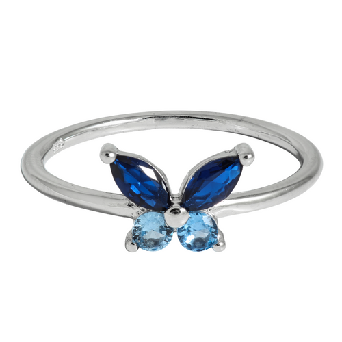 J&B Jewellery 925 Srebrni Prsten 0000095-Blue slika 1