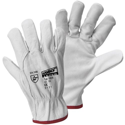 L+D worky DRIVER GLOVE 1606-9 kravlja koža sa strukturom zrna rukavice za rad Veličina (Rukavice): 9, l EN 388 CAT II 1 Par slika 1