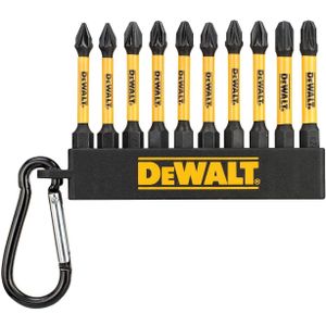 Dewalt odvijač 57mm 10kom, PZ1, PZ2, PH2 DT7274