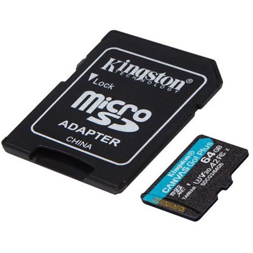 Kingston Memorijska kartica SD MICRO 64GB HC +ad UHS-I U3 slika 1