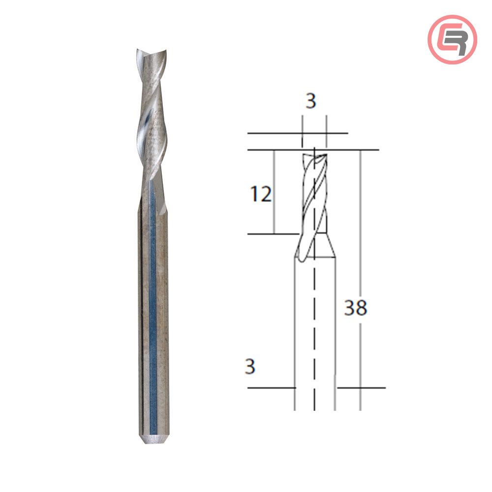 Proxxon Štift Za Glodanje Od Volfram-Karbida 3,0 mm Ravni - 28761 slika 1