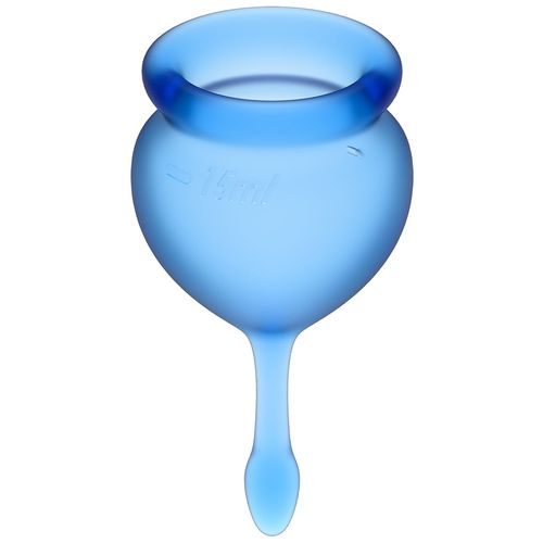 Menstrualna čašica Feel Good, plava slika 4
