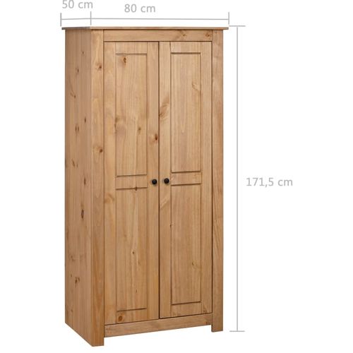 Ormar od masivne borovine 80 x 50 x 171,5 cm asortiman Panama slika 6