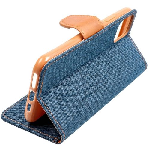 CANVAS Book case za XIAOMI Redmi 9AT / Redmi 9A navy plava slika 3