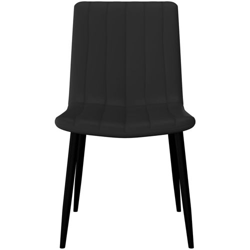 Blagovaonske stolice od umjetne kože 6 kom sive slika 3