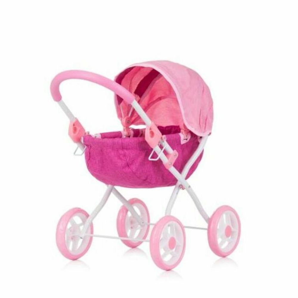 Chipolino Kolica za lutke Daisy Pink Linen Kzkdz02402Pp slika 2