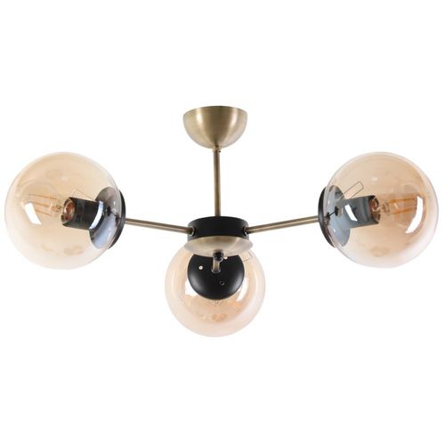 Venüs 3 Lü Bal Camlı Avize Copper Chandelier slika 2