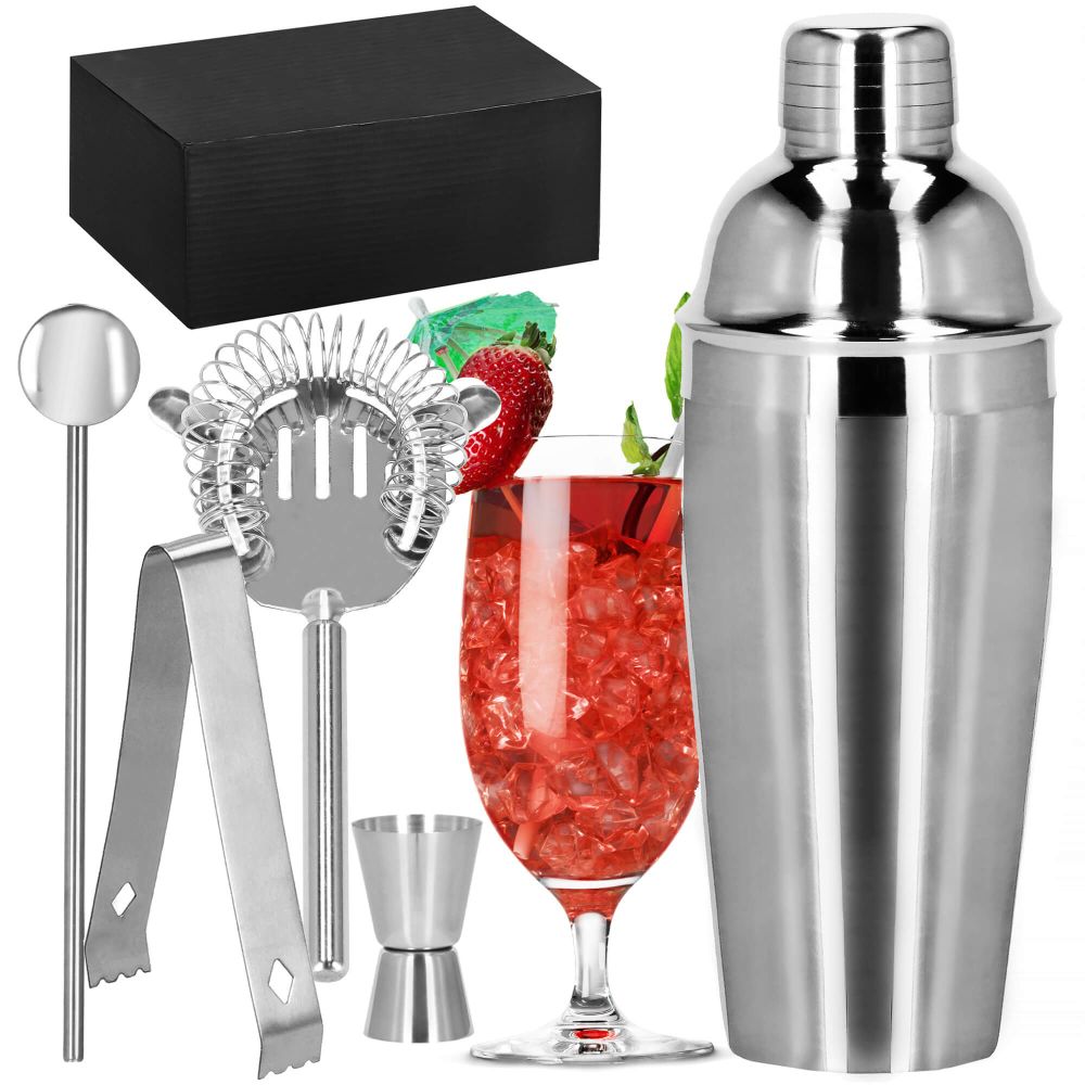 Set za pripremu pića za barmene shaker 750 ml 5 komada slika 5