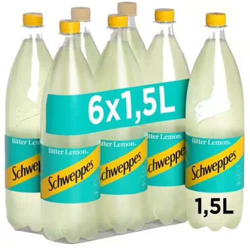 Schweppes Bitter Lemon 1,5l, 6 boca slika 1