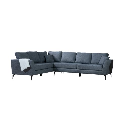 Atelier Del Sofa Kutna garnitura, Tamno siva, Tempo Corner Left (3+3R) slika 6