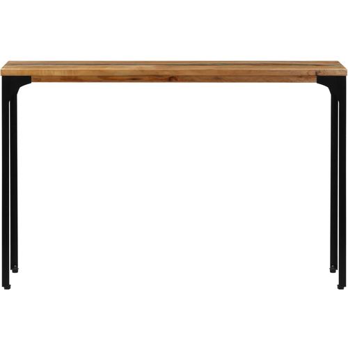Konzolni stol od masivnog obnovljenog drva 120 x 35 x 76 cm slika 12