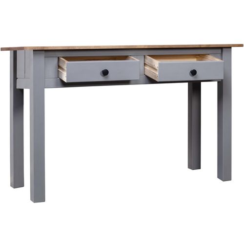 Konzolni stol od borovine sivi 110x40x72 cm asortiman Panama slika 3