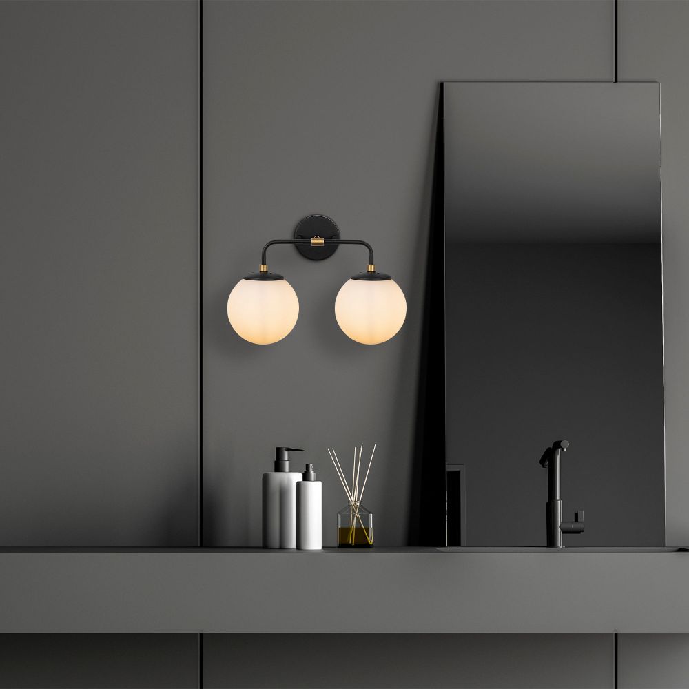 Zidna lampa u antiknom stilu Horn - 12212 Black Cream slika 2