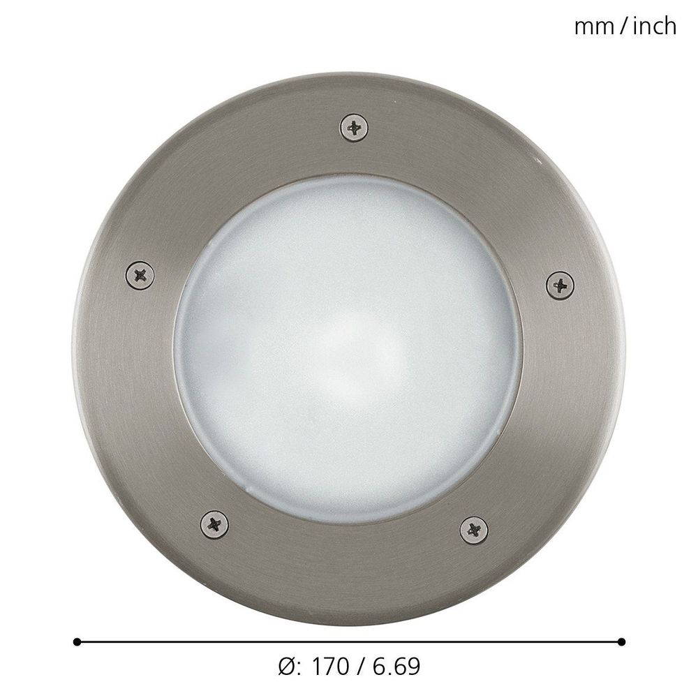 Eglo Riga 3 vanjska podna lampa čelik slika 4