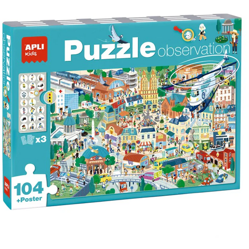 APLI kids Puzzle tražilica - Grad slika 1