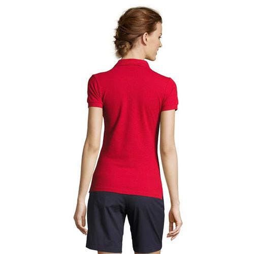 PEOPLE ženska polo majica sa kratkim rukavima - Crvena, XXL  slika 4