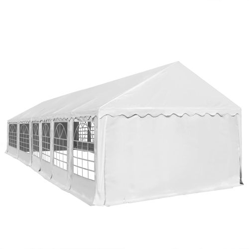 Vrtni šator od PVC-a 6 x 12 m bijeli slika 18