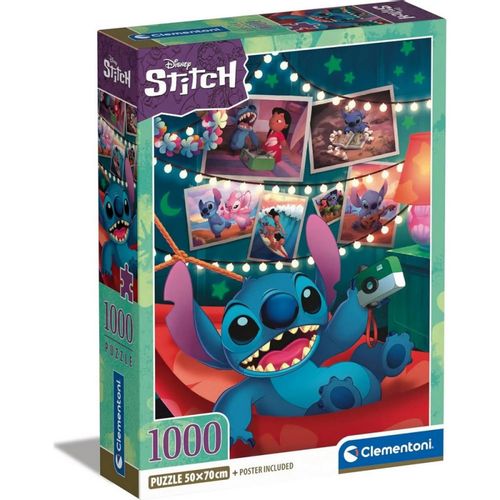 Clementoni Puzzle 1000  Disney Stitch slika 1