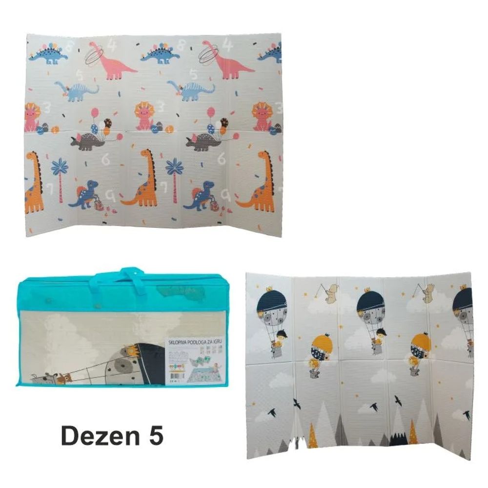 Sklopiva Dvostrana podloga za igru 200x150cm, 1kom slika 5