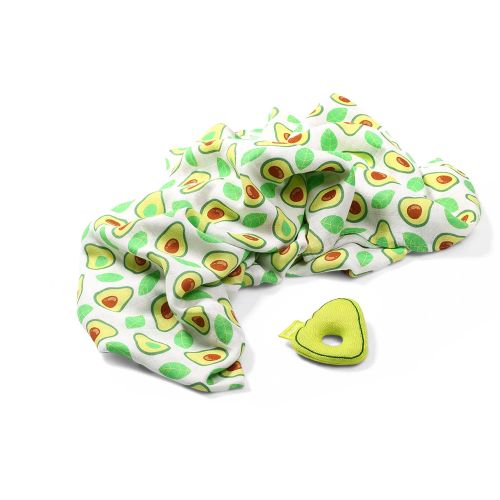 BabyOno Swaddles tetra pelene za povijanje + zvečka, avokado slika 14