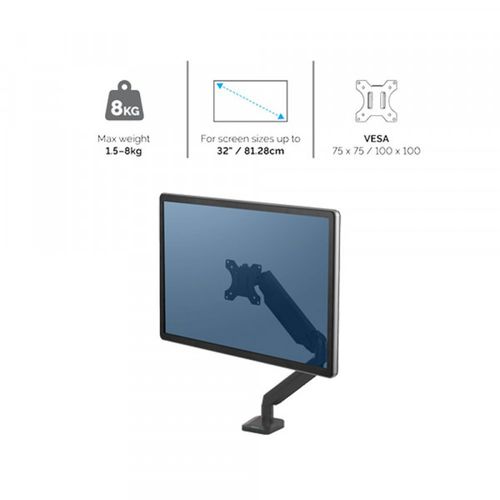 Nosač monitora Fellowes Platinum series Single beli 8056201 slika 4