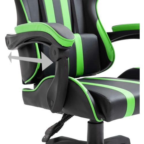 Igraća stolica od umjetne kože zelena slika 7