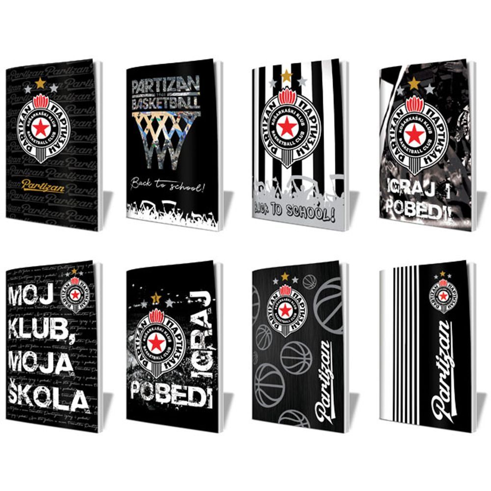 PanGraf 753 Sveska A5 Lux Partizan - Meki uvez, 70g, 48 listova slika 1