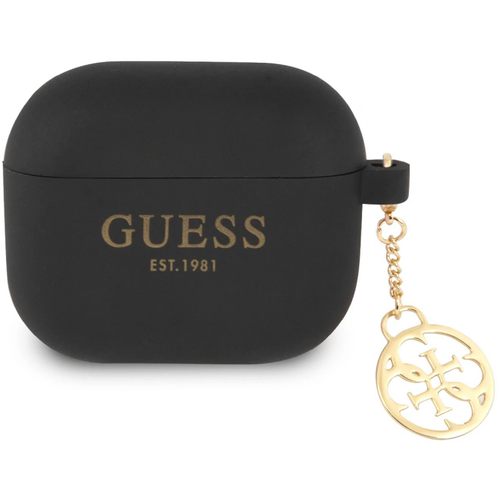 Torbica Guess Silicone za Airpods 3 4G Charm crna (GUA3LSC4EK) slika 1