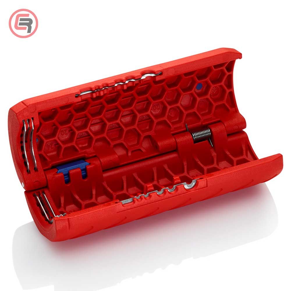 Knipex Rezač Za Bužir Rebrasti TwistCut fi 13 - 32 mm Sa Skidačem Izolacije 0,2 - 4 mm2  – 90 22 02 SB slika 2