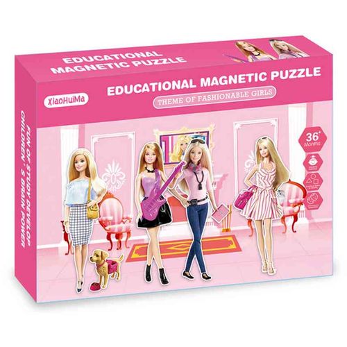 Best Luck Magnet Puzzle Barbie slika 1