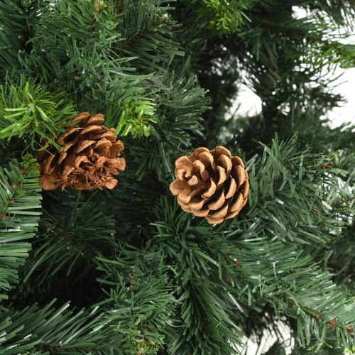 Umjetno božićno drvce sa šiškama zeleno 180 cm slika 26