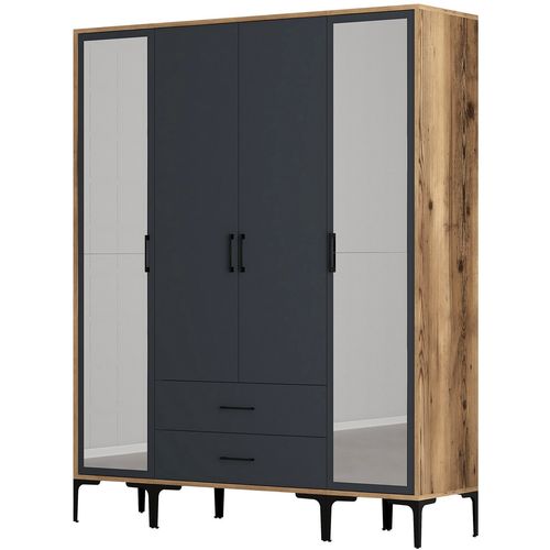 Kumsal RTR - Walnut, Anthracite Walnut
Anthracite Wardrobe slika 5