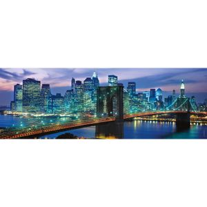 Panorama puzzle Brooklyn Bridge iz New Yorka - 1000 komada