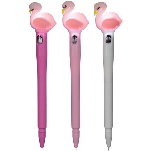 Flomaster fineliner crni LED Flamingo slika 2