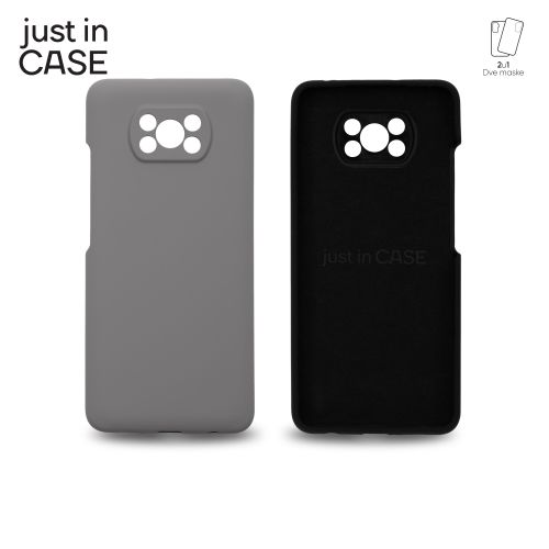 2u1 Extra case MIX PLUS paket CRNI za Poco X3 Pro slika 3