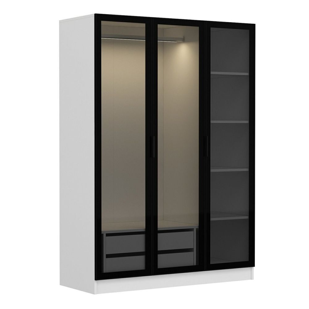 Ormar Kale White Black - 2273 u Bijeloj i Crnoj Boji slika 7