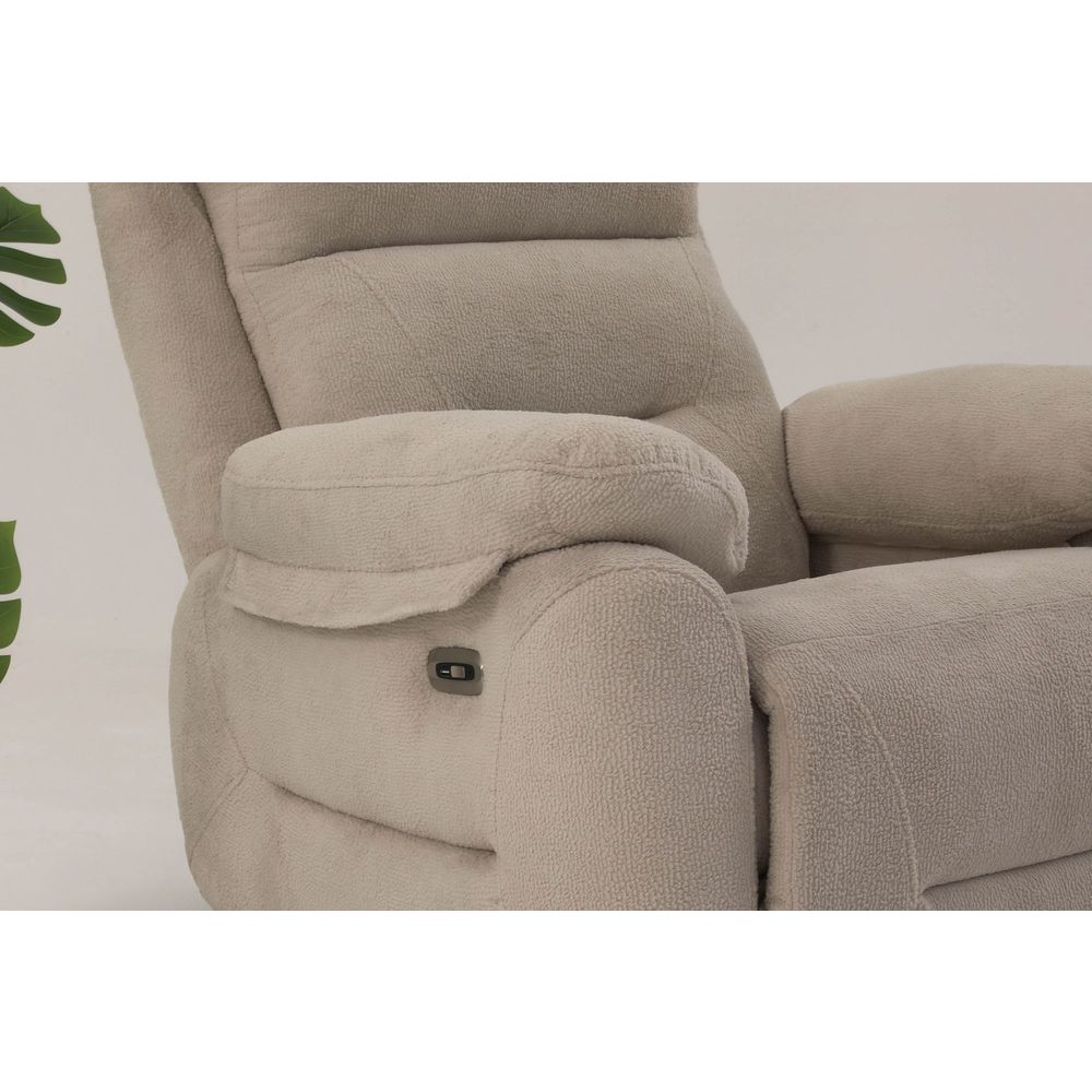Električni Relax Fotelja Comfort - Boja: Krem slika 8
