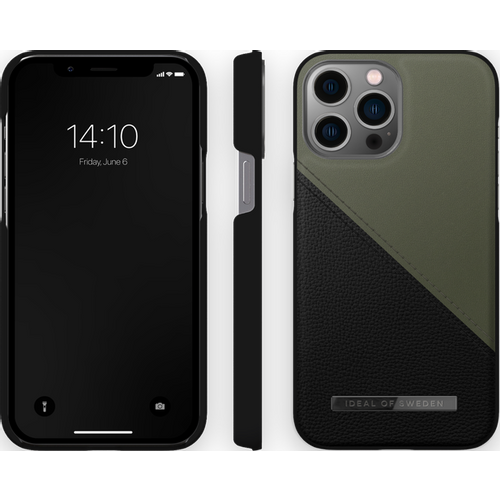 iDeal of Sweden Maskica AT - iPhone 13 Pro Max - Onyx Black Khaki slika 1