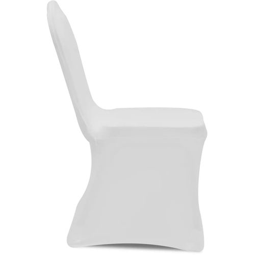Rastezljive navlake za stolice 100 kom bijele slika 28