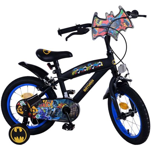 Dječji bicikl Volare Batman 14" crni s dvije ručne kočnice slika 2