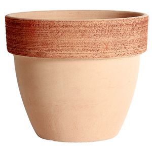 SAKSIJA 35 CM PALLADIO GRAFIATO TERRACOTTA DEGREA