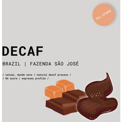 GOAT Story, DECAF | Brazil Fazenda Sao José kava, Integralno zrno, 500g slika 1