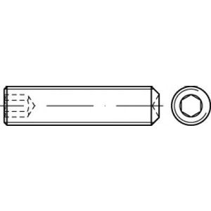 TOOLCRAFT TO-5415603 navojni zatik M10 20 mm 100 St.