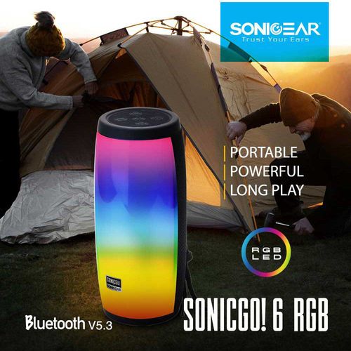 SONICGO! 6 RGB Portable Wireless Bluetooth Speakers slika 5
