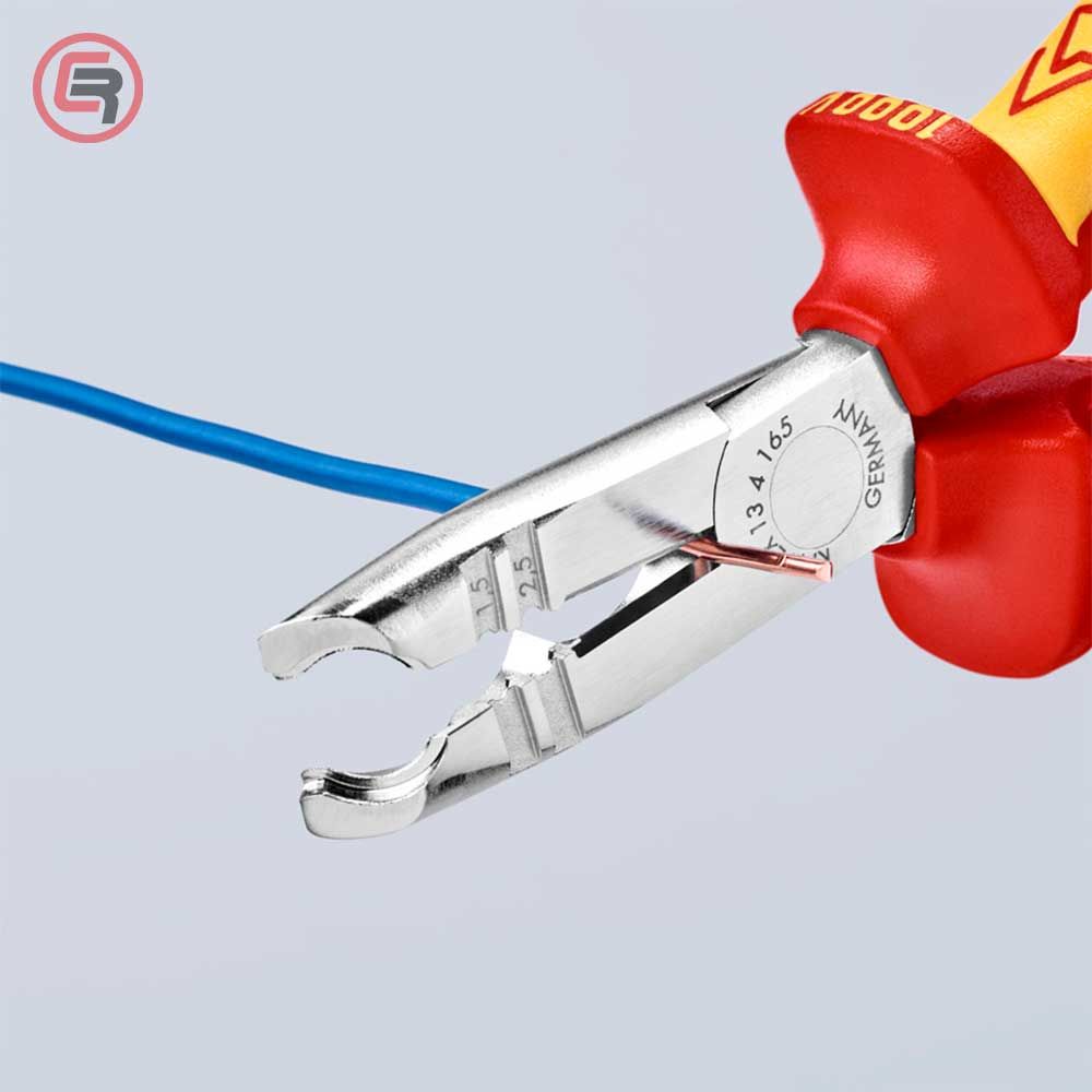 Knipex Kliješta Za Skidanje Izolacije 165 mm Sa Sječicama 1000V - 13 46 165 slika 5