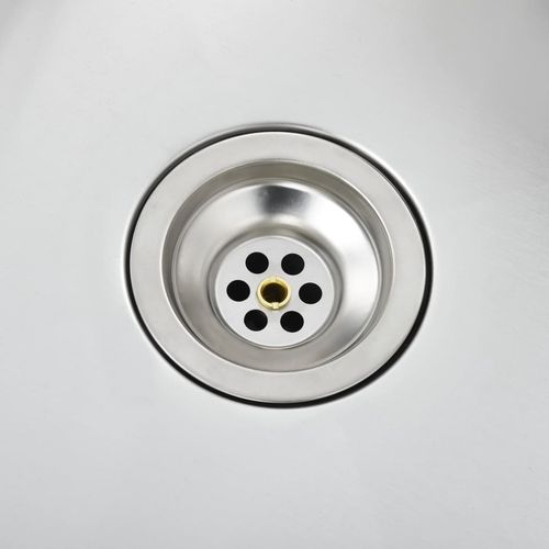 Ručno rađeni kuhinjski sudoper s cjedilom od nehrđajućeg čelika slika 37
